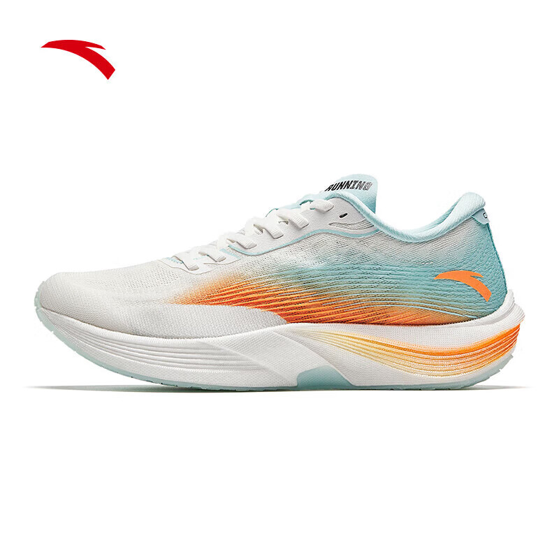 安踏（ANTA）C2025代LITE男鞋氮科技竞速跑步鞋马拉松运动鞋112455564 【男款】纸莎白/薄荷蓝-1