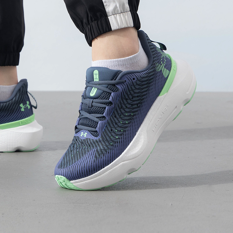 安德玛官方男子运动鞋冬季新款健身训练鞋舒适透气弹力缓震跑步鞋3027190-101