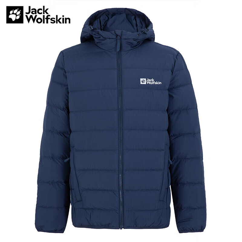 Jack Wolfskin狼爪羽绒服男防泼水时尚保暖鸭绒外套上衣5222231-1010 宝蓝色