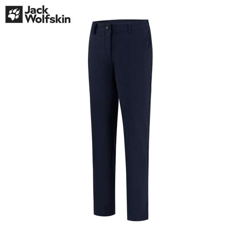 Jack Wolfskin狼爪休闲裤 女士春夏户外柔软轻薄舒适休闲长裤 5522062-1010 宝蓝色