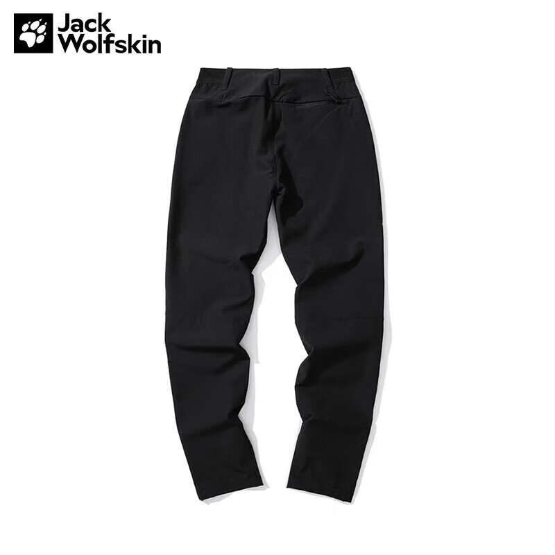Jack Wolfskin狼爪裤子女秋冬运动户外登山防风防泼水休闲软壳长裤 5032121-6000 黑色