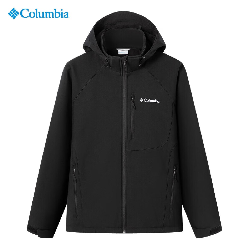 Columbia哥伦比亚软壳衣男24秋冬户外防风机织夹克外套 WE6885 010