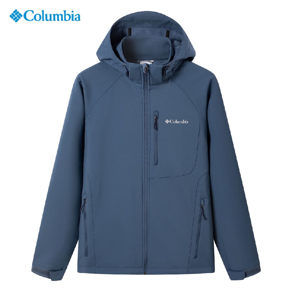 Columbia哥伦比亚软壳衣男24秋冬户外防风机织夹克外套 WE6885 478