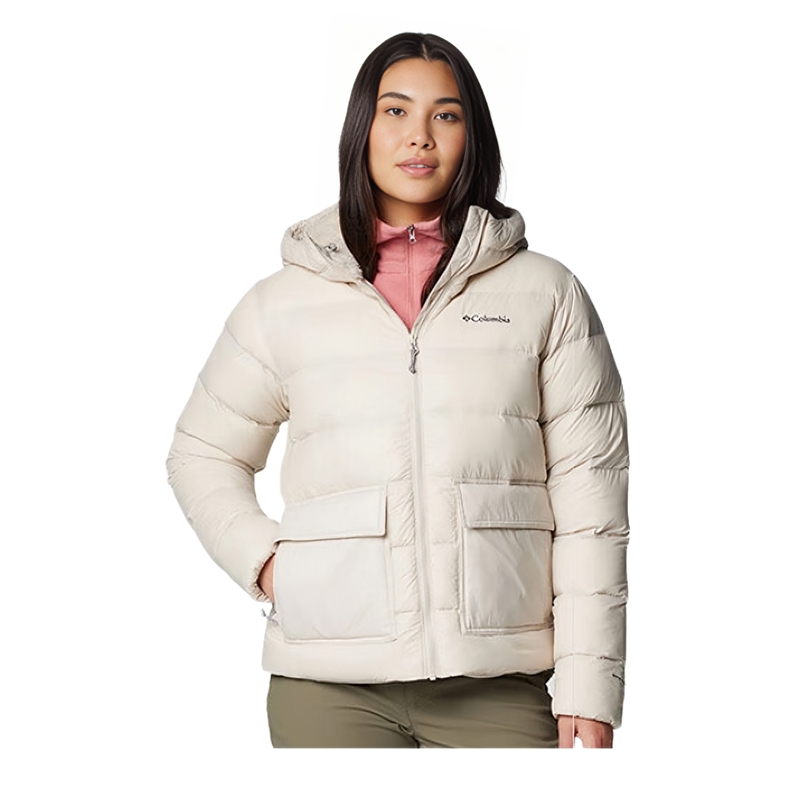 Columbia哥伦比亚女装24秋冬新品户外650蓬保暖热能拒水连帽羽绒服WR1443 278