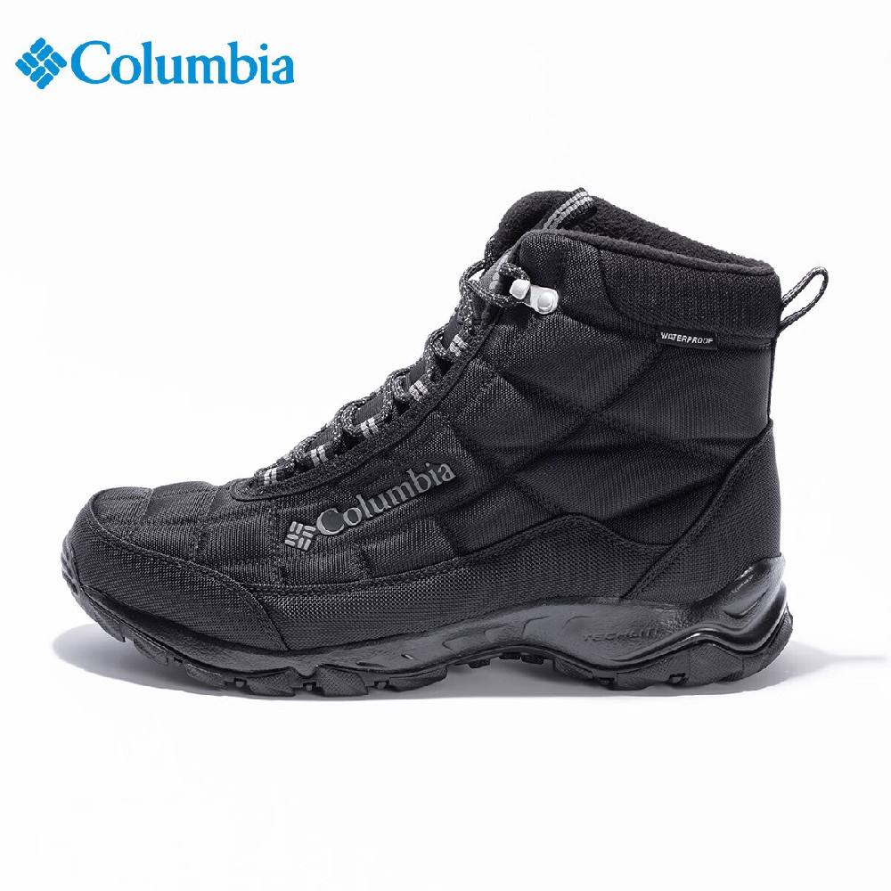 Columbia哥伦比亚男鞋24秋冬高帮抓地登山鞋防寒徒步鞋保暖冬靴BM5841 012