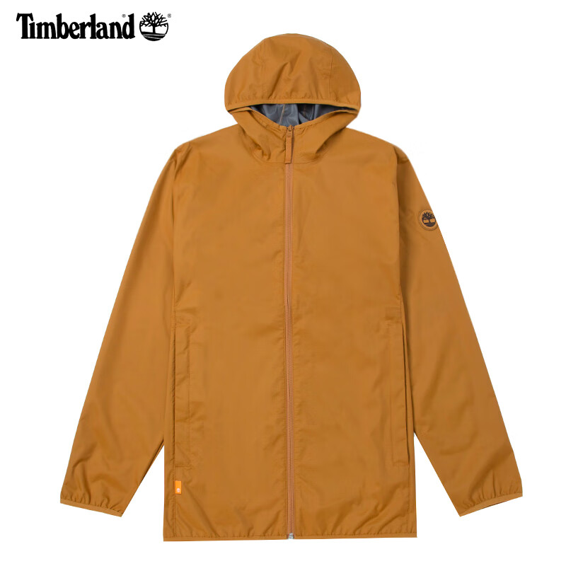 Timberland添柏岚夹克男秋冬户外徒步日常运动休闲防风通勤宽松舒适外套 A2ETNP47/小麦色