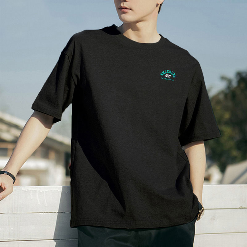 斯凯奇男装女装短袖T恤25夏季新款运动服跑步健身训练服L225U070-0018