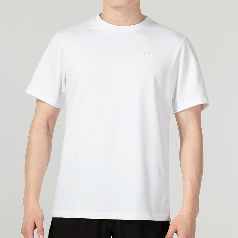 Nike耐克男装2025夏季新款健身运动休闲服透气圆领短袖T恤DV9832-100