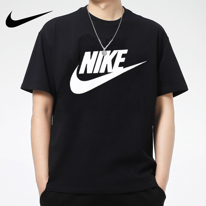 Nike耐克男子T恤夏季棉针织休闲透气运动亲肤柔软标准款AR5007-011