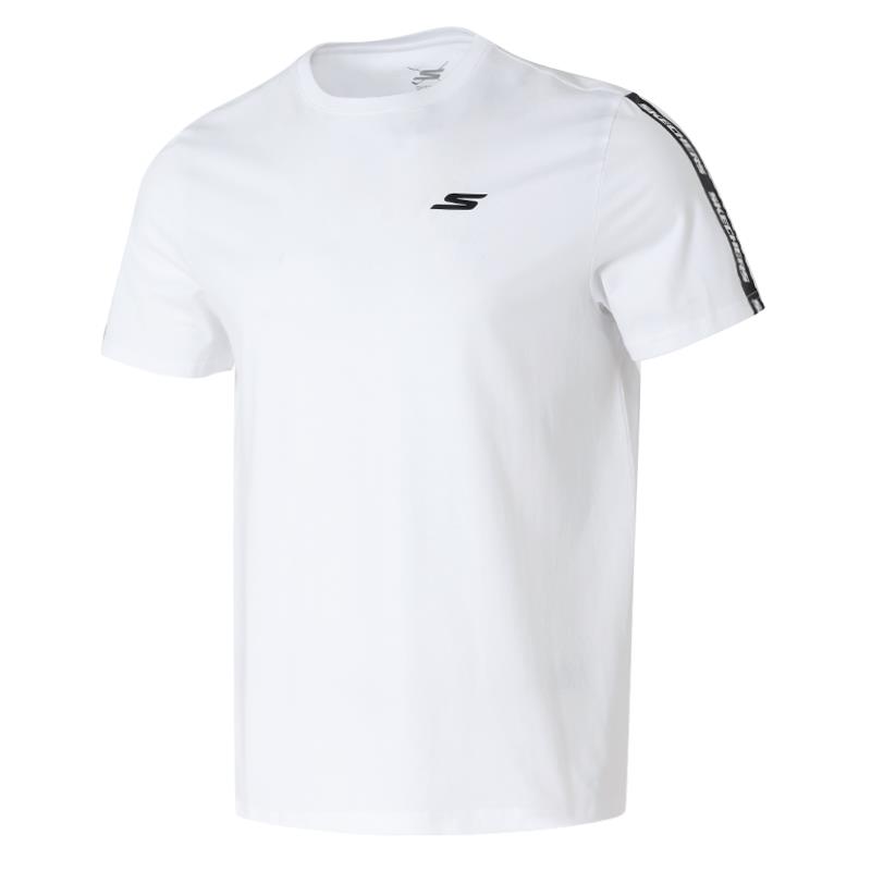 斯凯奇（Skechers）短袖男装 25夏季新款运动潮流上衣服休闲P225M270-0019