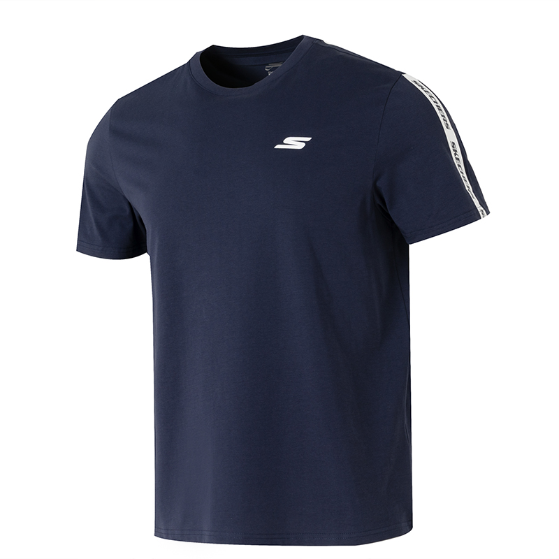 斯凯奇（Skechers）短袖男装 25夏季新款运动潮流上衣服休闲P225M270-0515