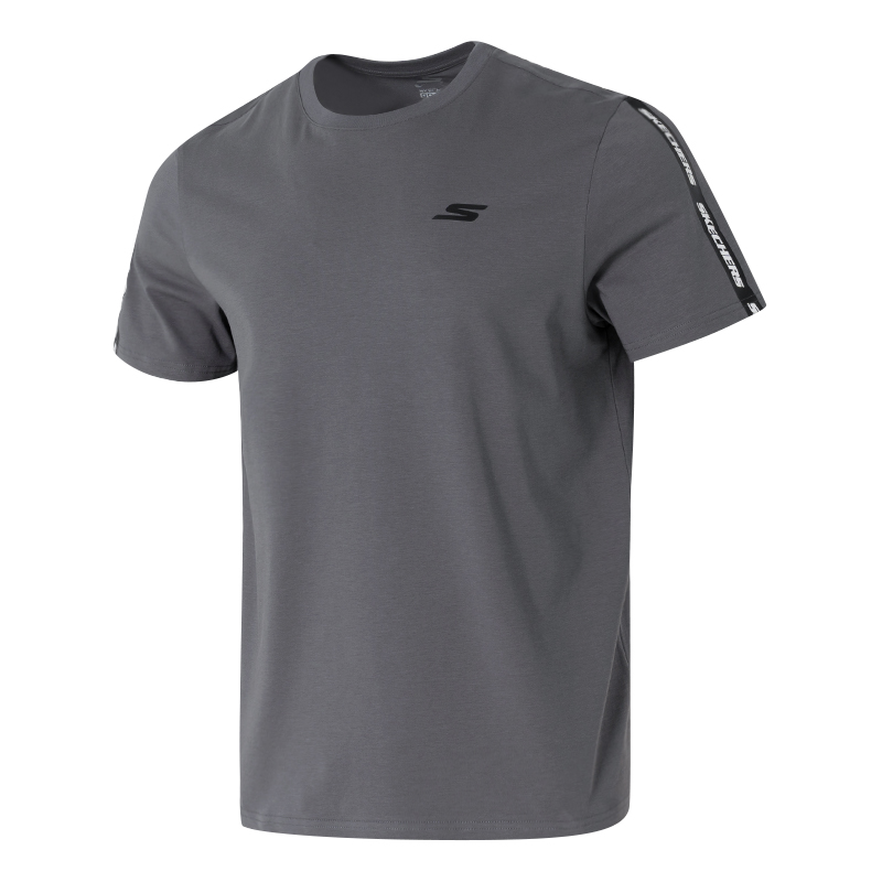 斯凯奇（Skechers）短袖男装 25夏季新款运动潮流上衣服休闲P225M270-00Z8