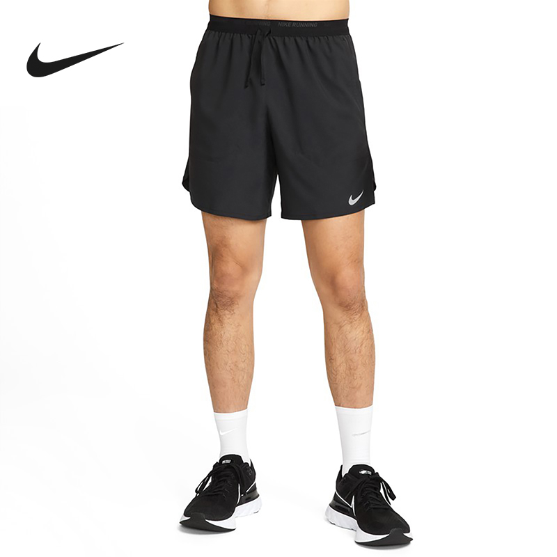 耐克Nike Dri-FIT速干跑步短裤男夏新款梭织运动五分裤DM4742-010