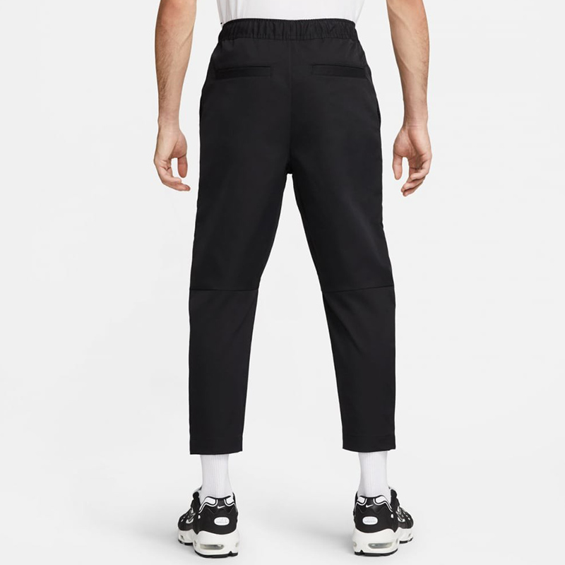 Nike耐克男裤夏新款刺绣LOGO休闲训练黑色梭织运动长裤DX0625-010