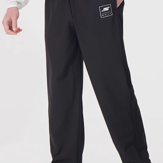 斯凯奇男士夏季高尔夫系列梭织长裤舒适休闲裤P225M280-03K8