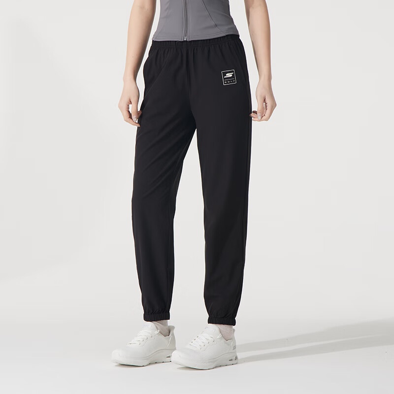 斯凯奇女士夏季舒适透气百搭透气休闲运动长裤P225W305-03K8