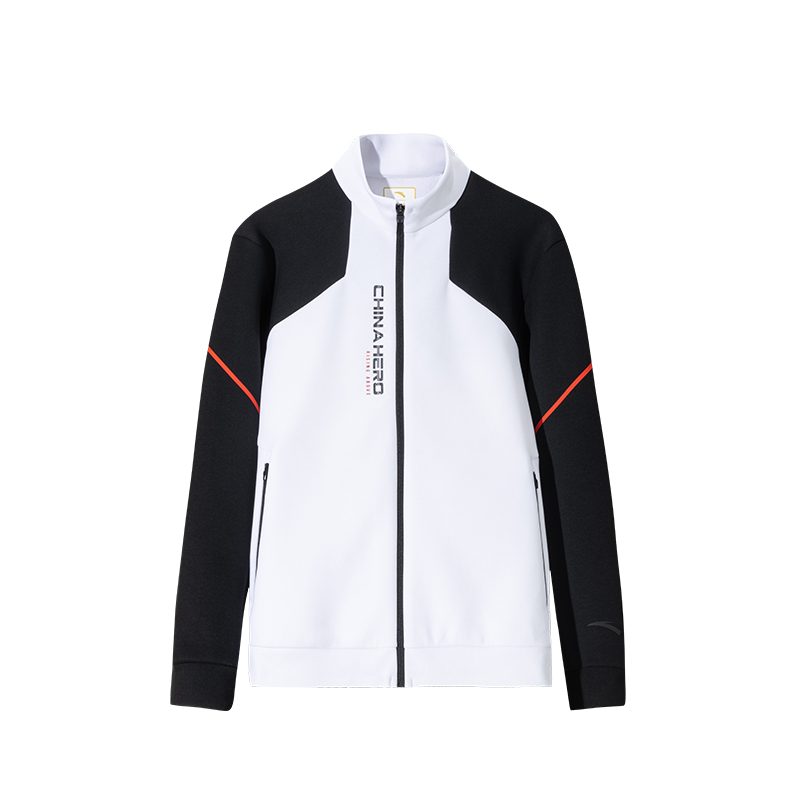 安踏立领运动外套女士冬季新款开衫卫衣针织运动服上衣162447714S-2