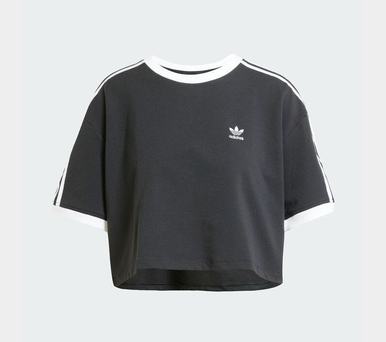 阿迪三叶草女子3S LOOSE CROP T运动短T恤JC8149