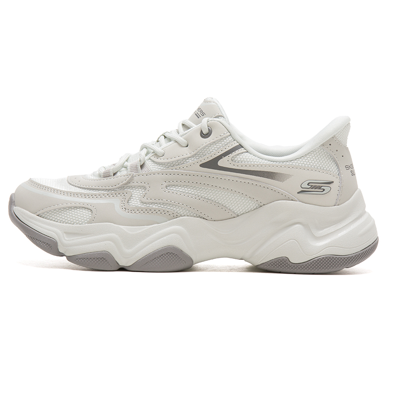 斯凯奇正品女鞋休闲鞋2025夏季新款健身训练鞋低帮运动鞋117687-LTGY