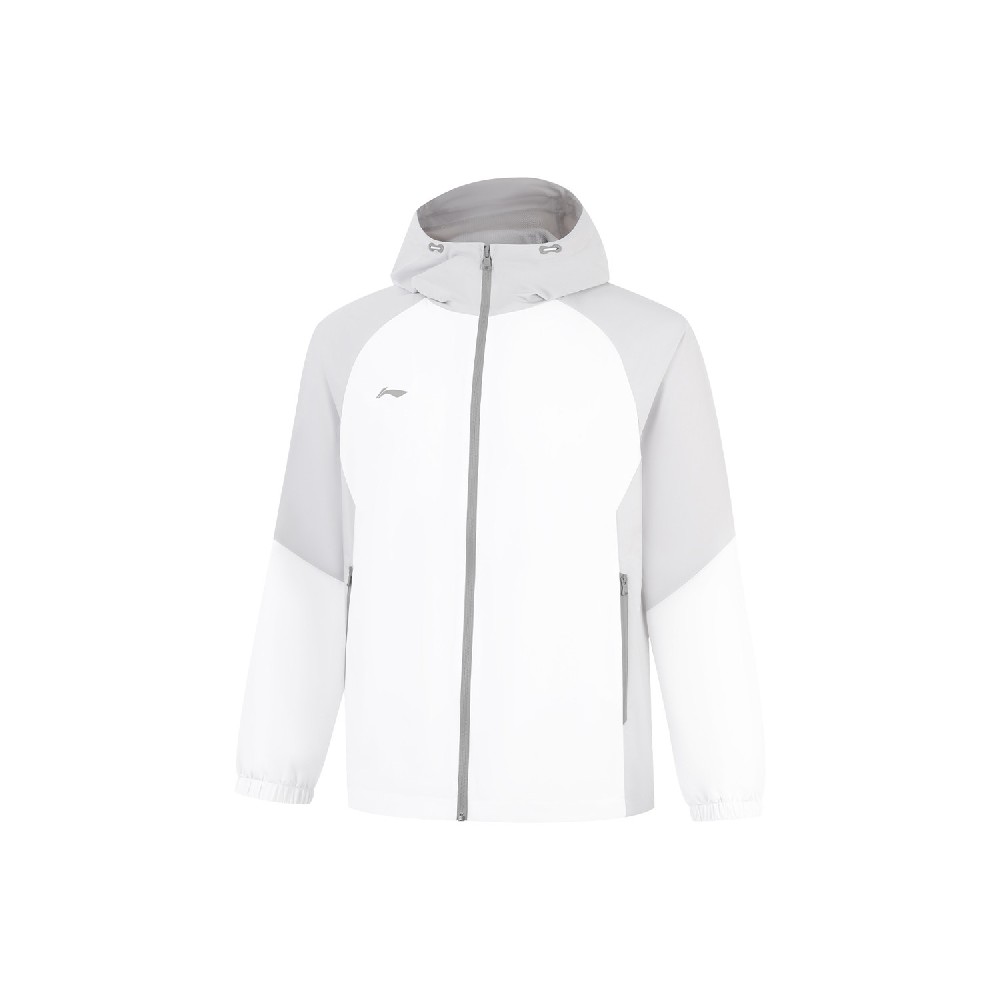 李宁风衣男士2026新款健身系列开衫长袖连帽上衣夏季梭织运动服AFDW809