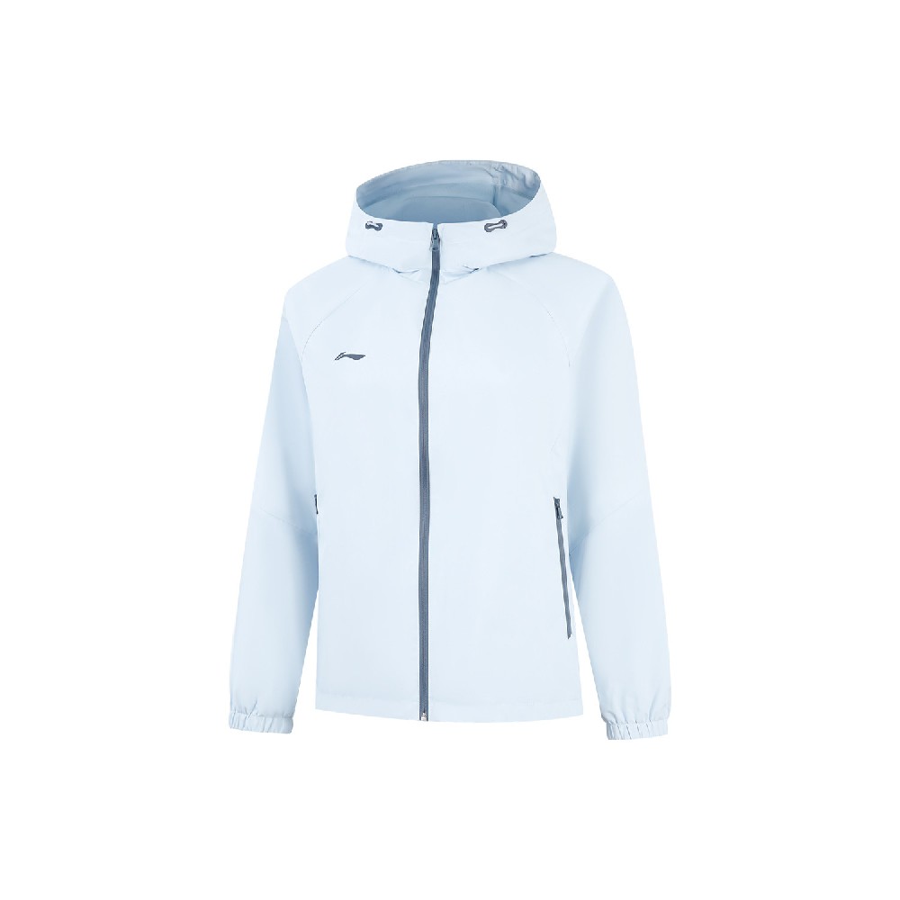 李宁风衣女士2026新款健身系列开衫长袖上衣夏季梭织运动服AFDW810